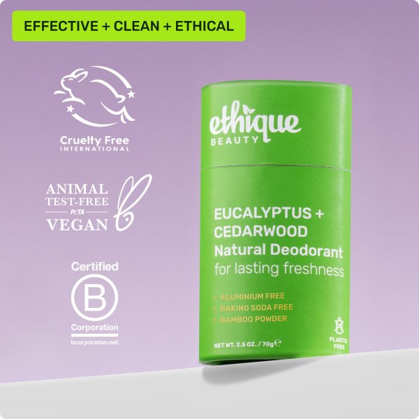 EUCALYPTUS + CEDARWOOD Natural Deodorant