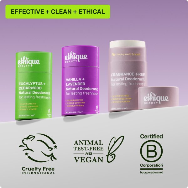 FRAGRANCE-FREE Natural Deodorant